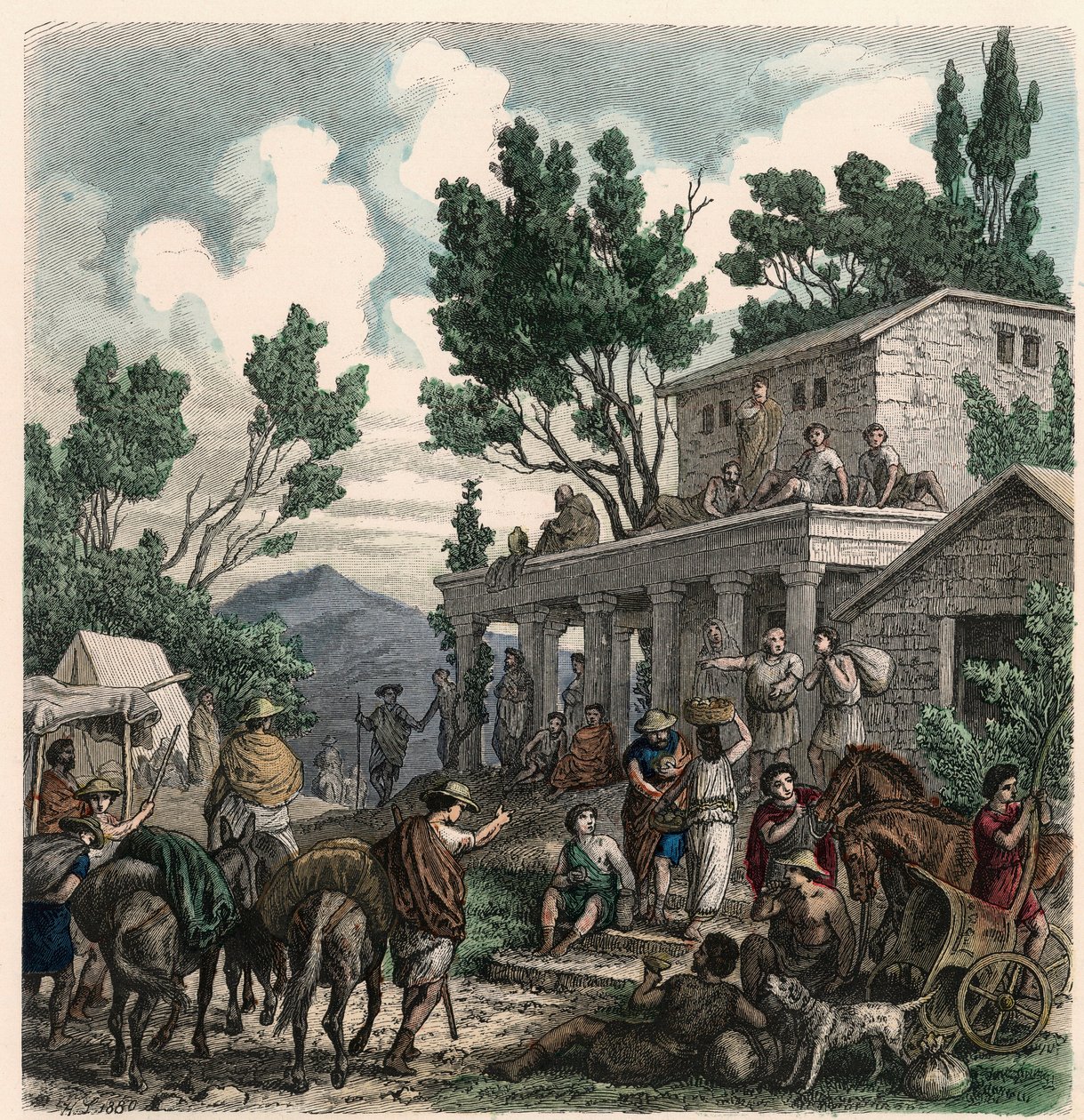 Grèce antique : Le chemin vers Olympie à l