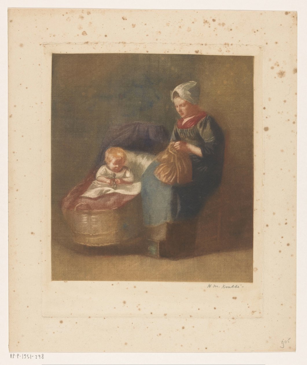Femme travaillant à la main à côté d