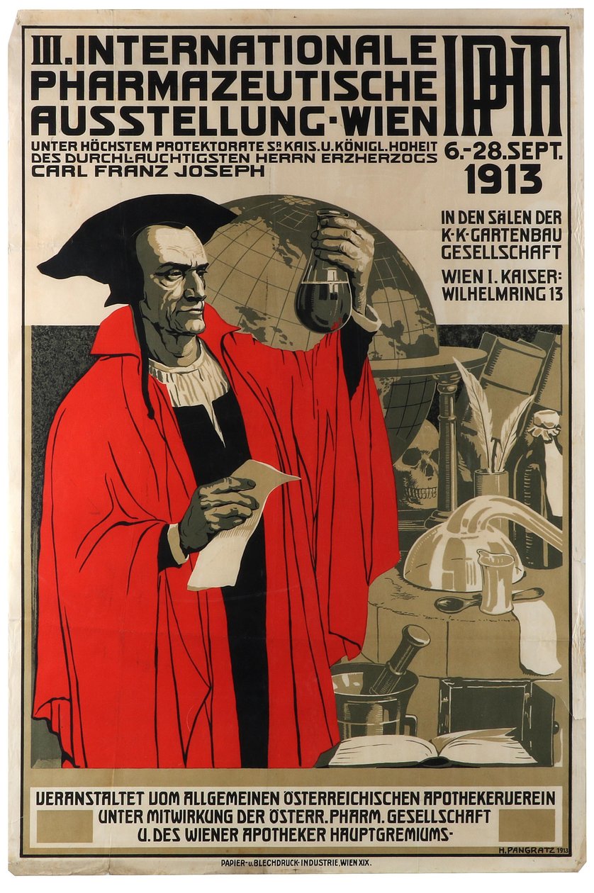 IIIe Exposition Internationale Pharmaceutique Vienne, 1913 - Heinrich Maria Pangratz