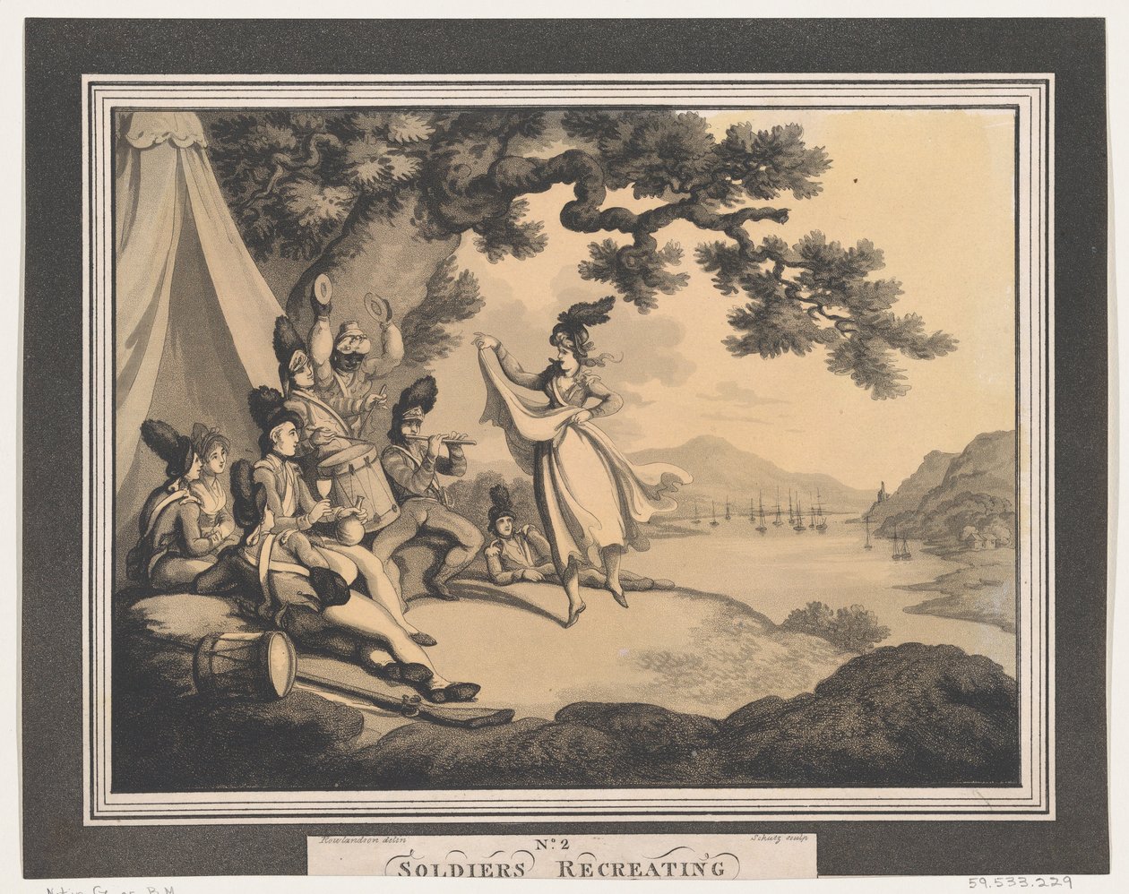 Soldats se divertissant, 1er avril 1798 - Heinrich Schutz