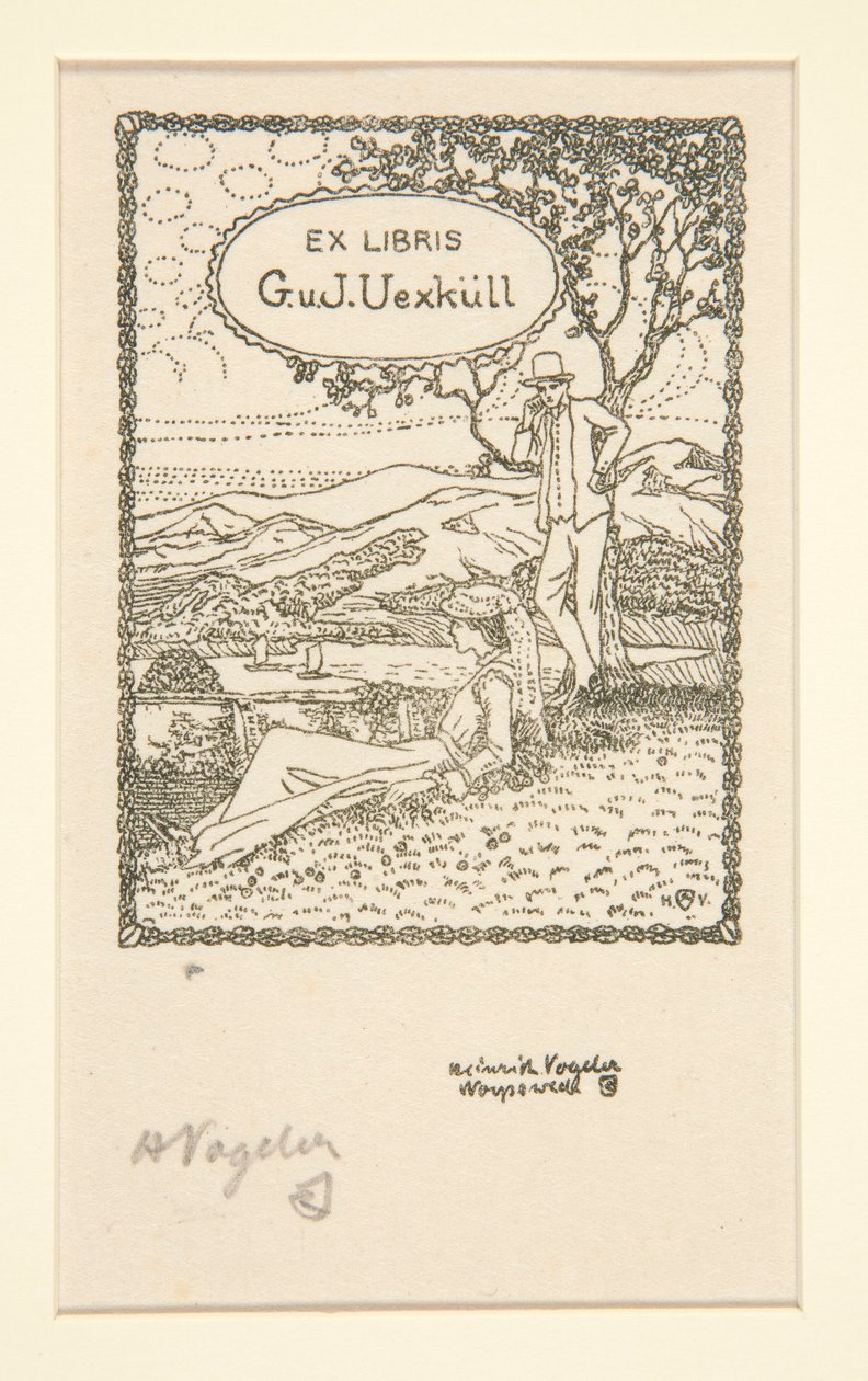 Ex-libris - Heinrich Vogeler