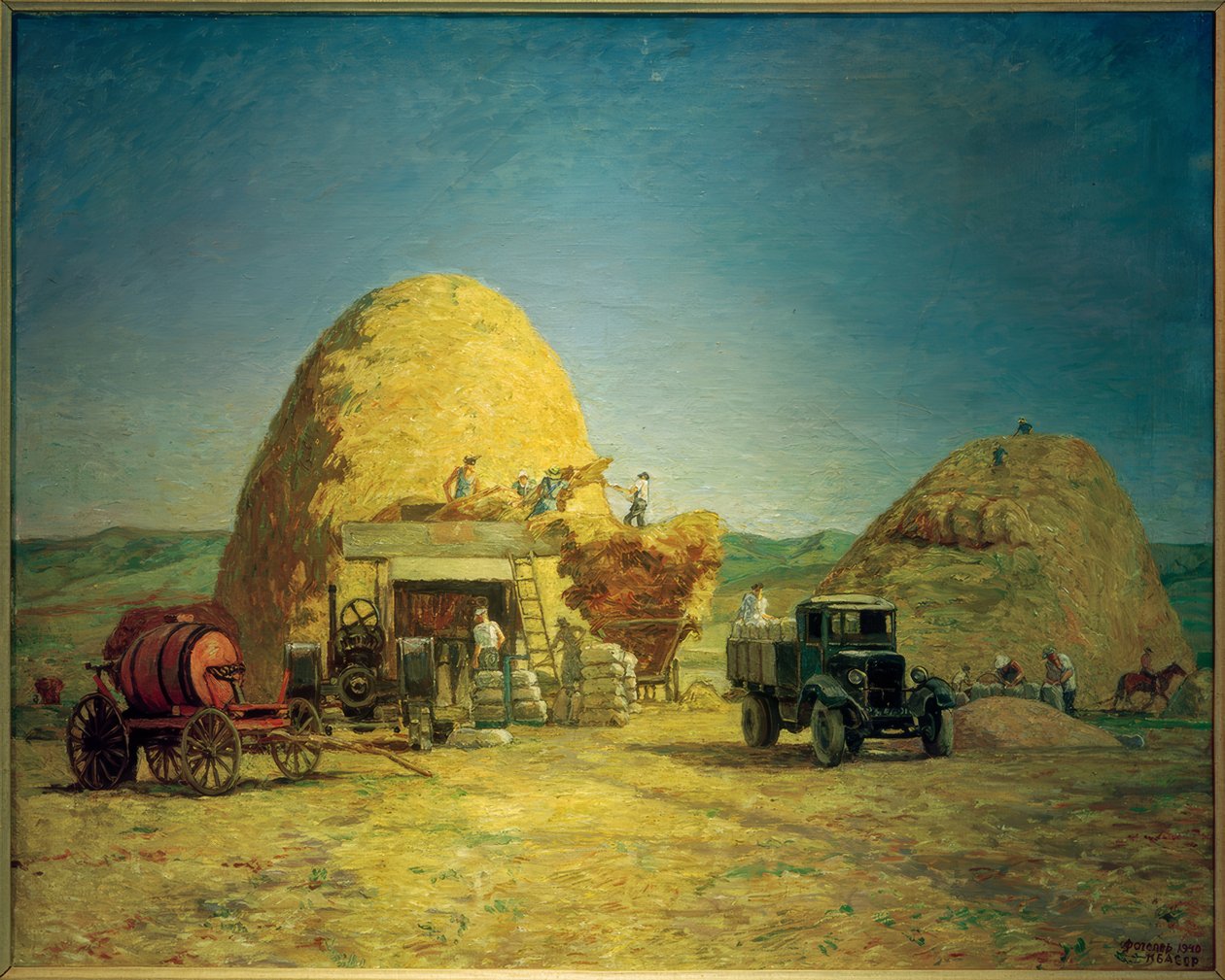 Récolte en Kabardino-Balkarie - Heinrich Vogeler