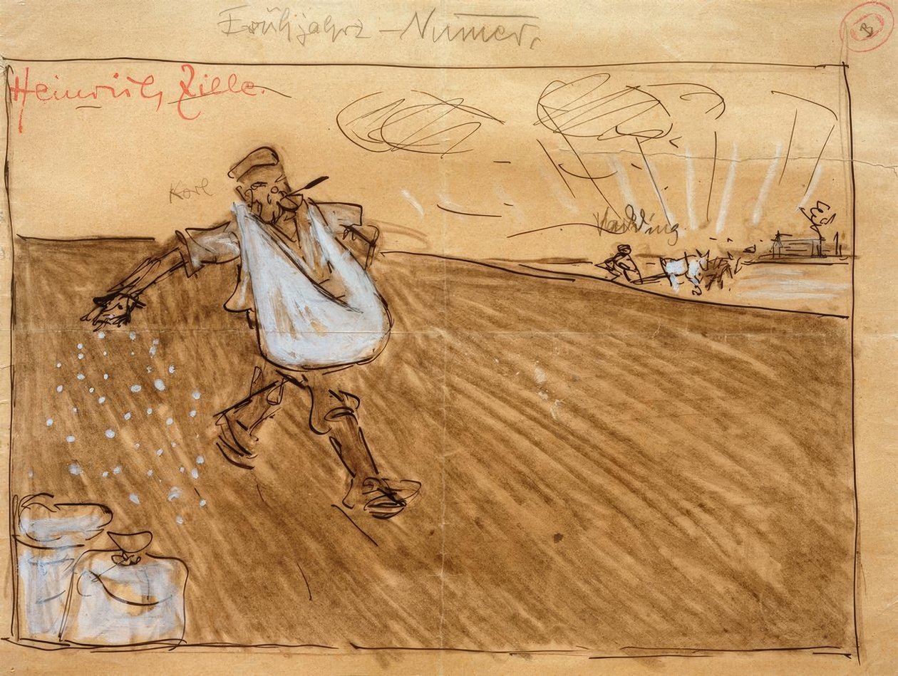 H.Zille, Korl semant, Vadding labourant - Heinrich Zille