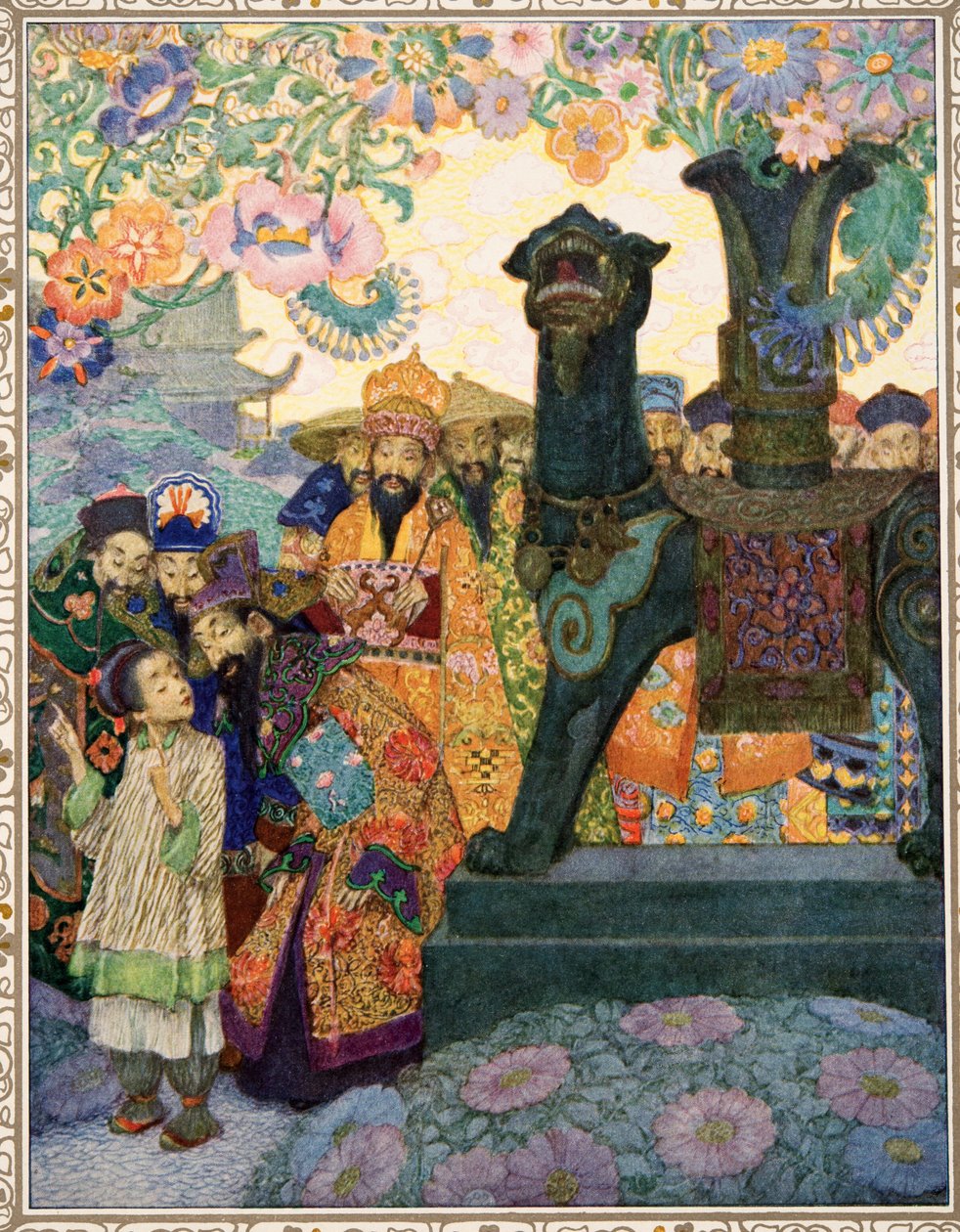 Le Rossignol, de Contes de Hans Christian Andersen, pub. 1911 - Heinrich and Urban Lefler
