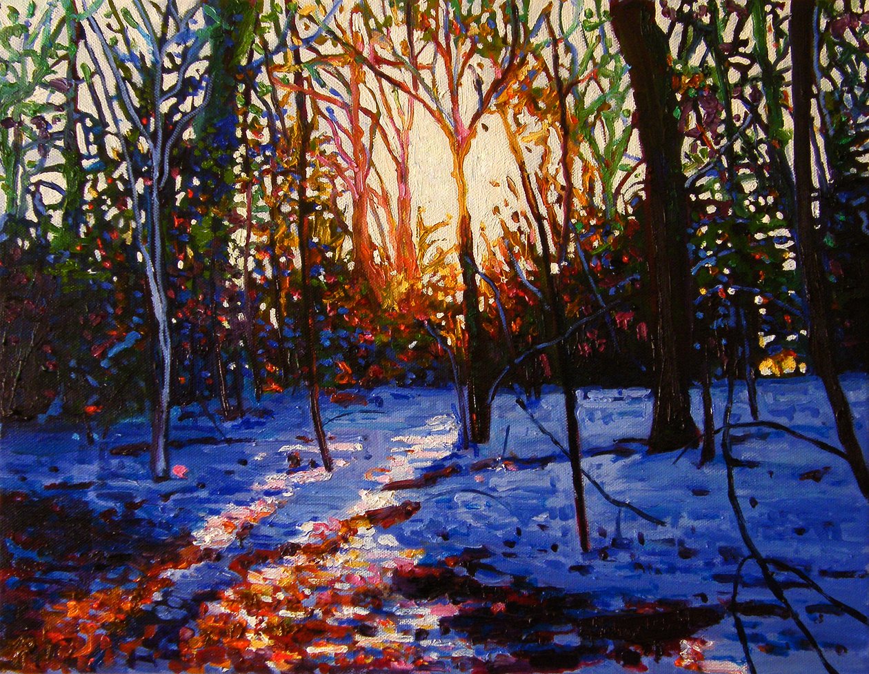 Coucher de soleil sur la neige, 2010 - Helen White