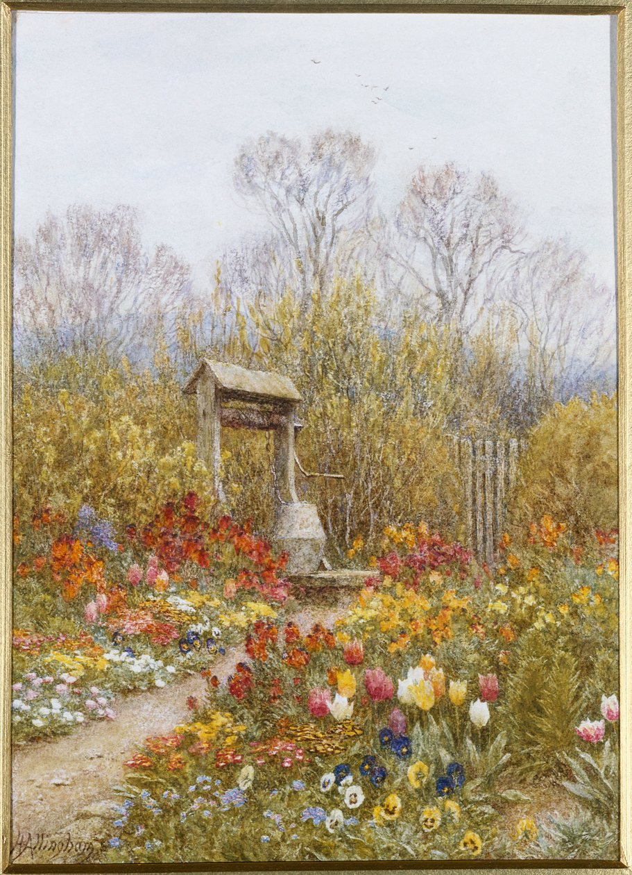 Un vieux puits, Brook, Surrey - Helen Allingham