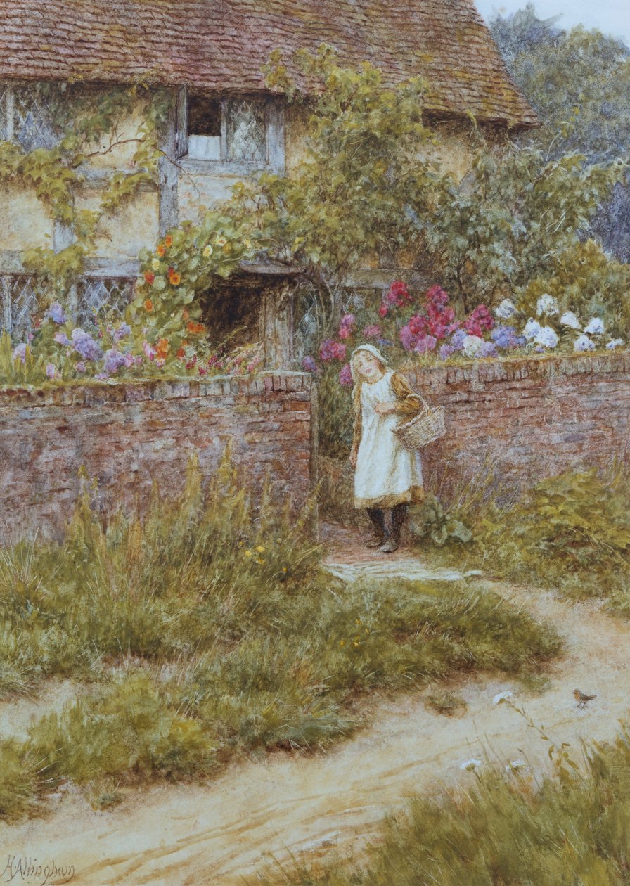 À Sandhills - Helen Allingham