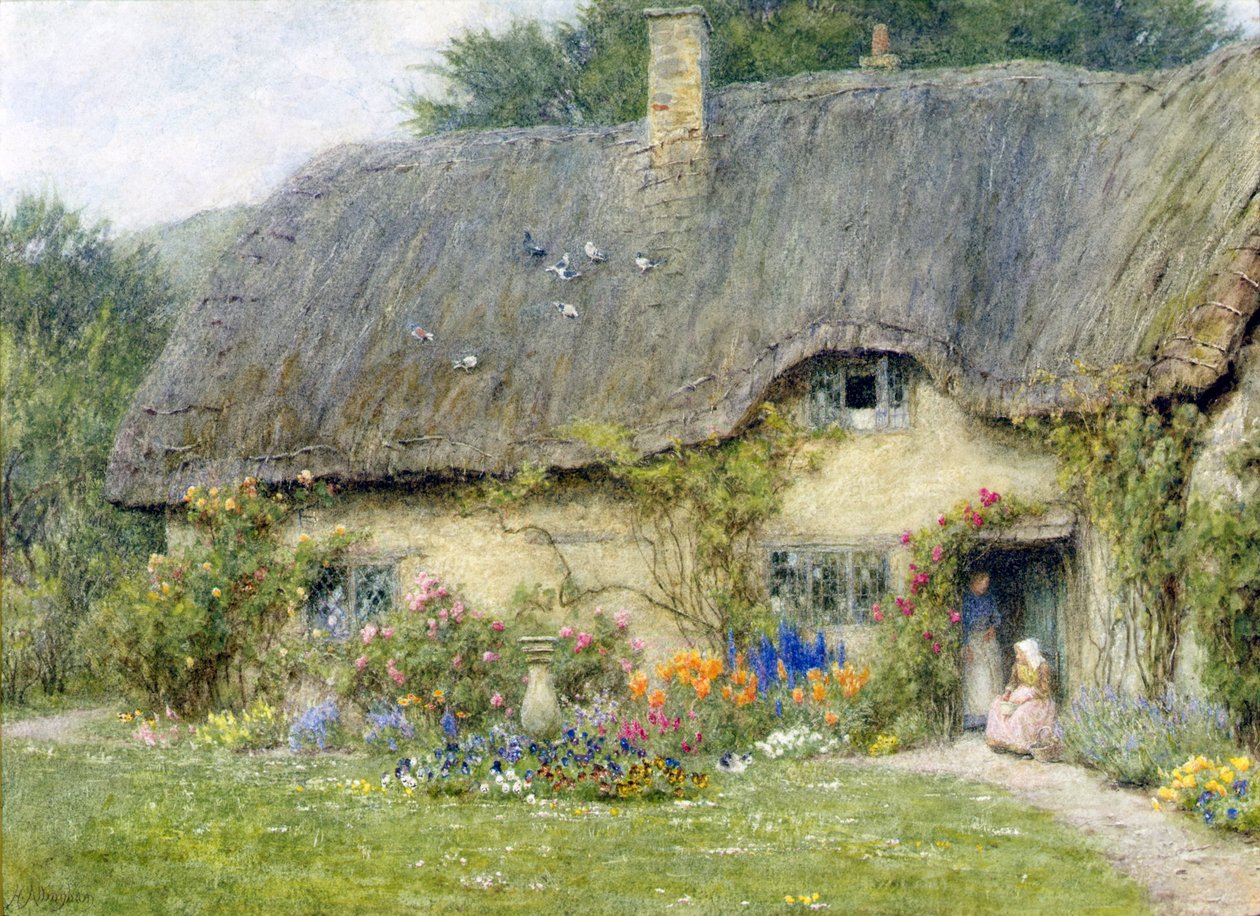 À Wroughton, Wiltshire - Helen Allingham