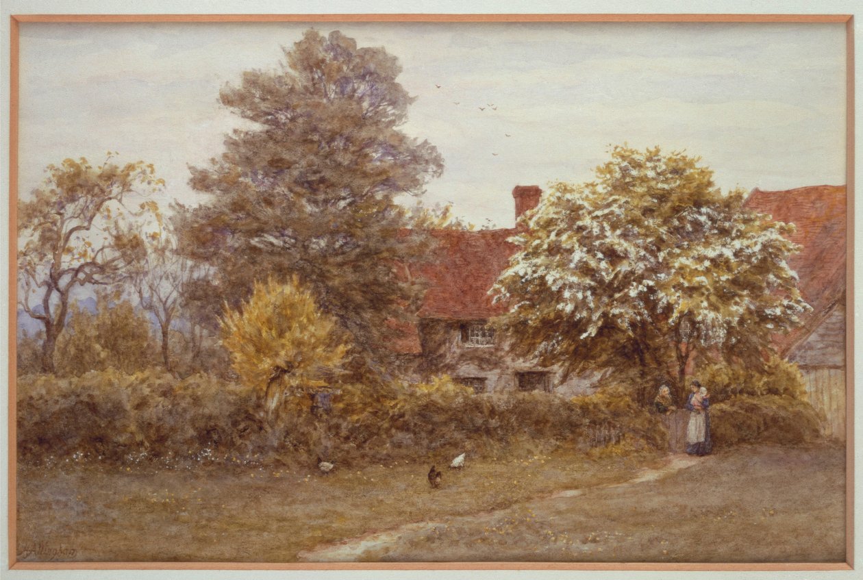 Maison de Blake, Hampstead Heath - Helen Allingham