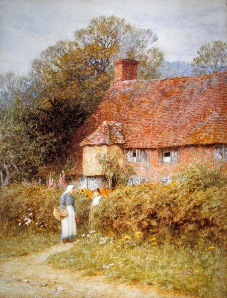 Cottage à Witley, Surrey - Helen Allingham