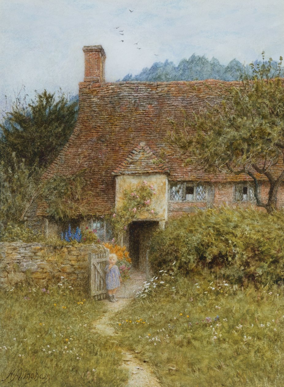 Vieux Cottage, Witley - Helen Allingham