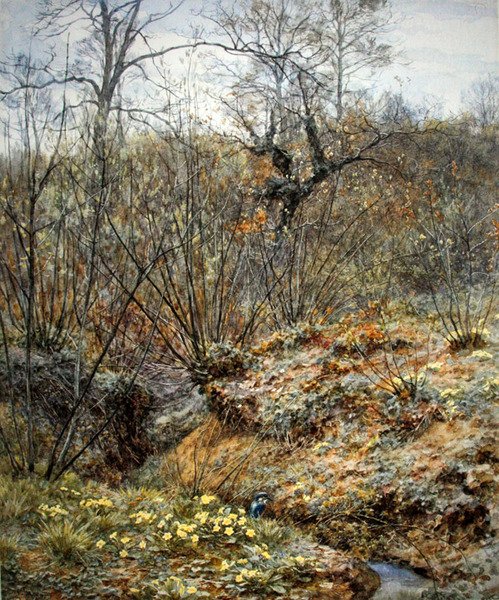 Bois de printemps, Witley, Surrey - Helen Allingham