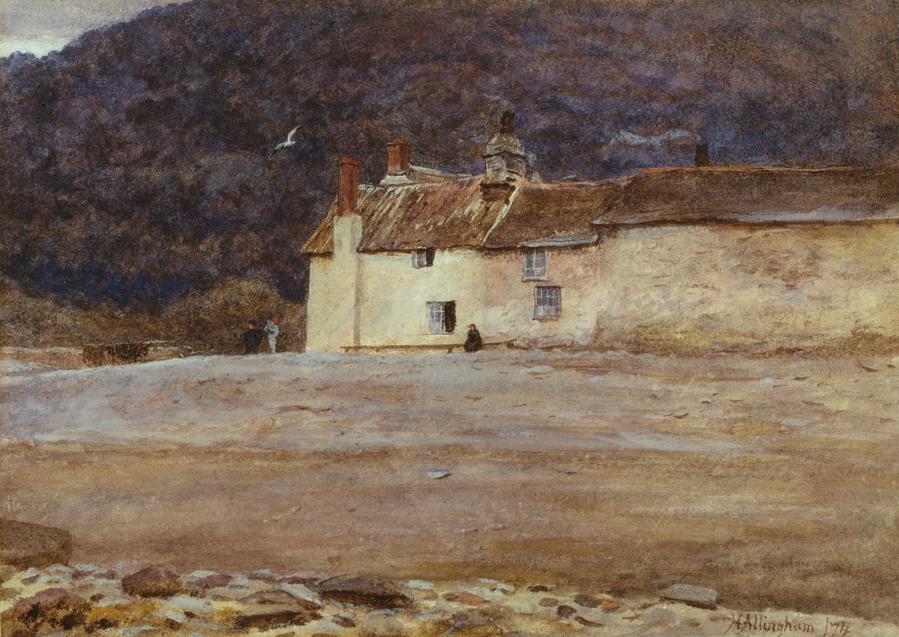 La Dernière Maison à Lynmouth, 1874 - Helen Allingham