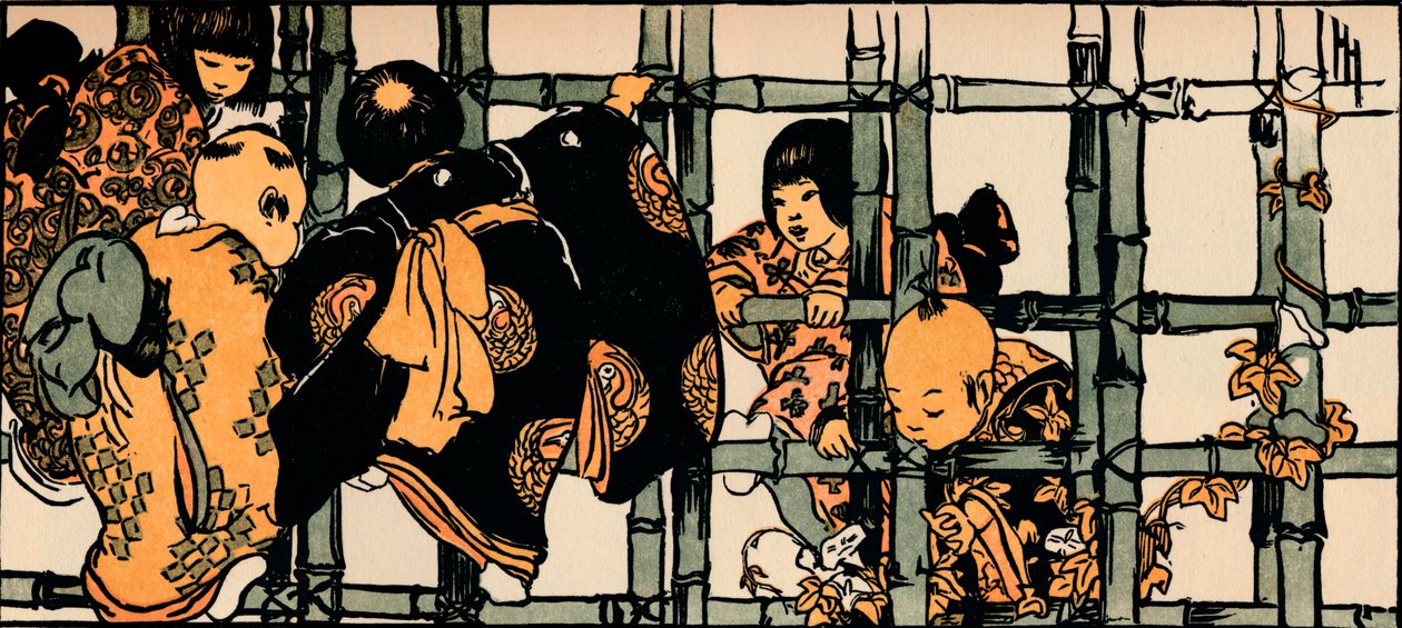 La Clôture de Bambou, 1904 - Helen Hyde