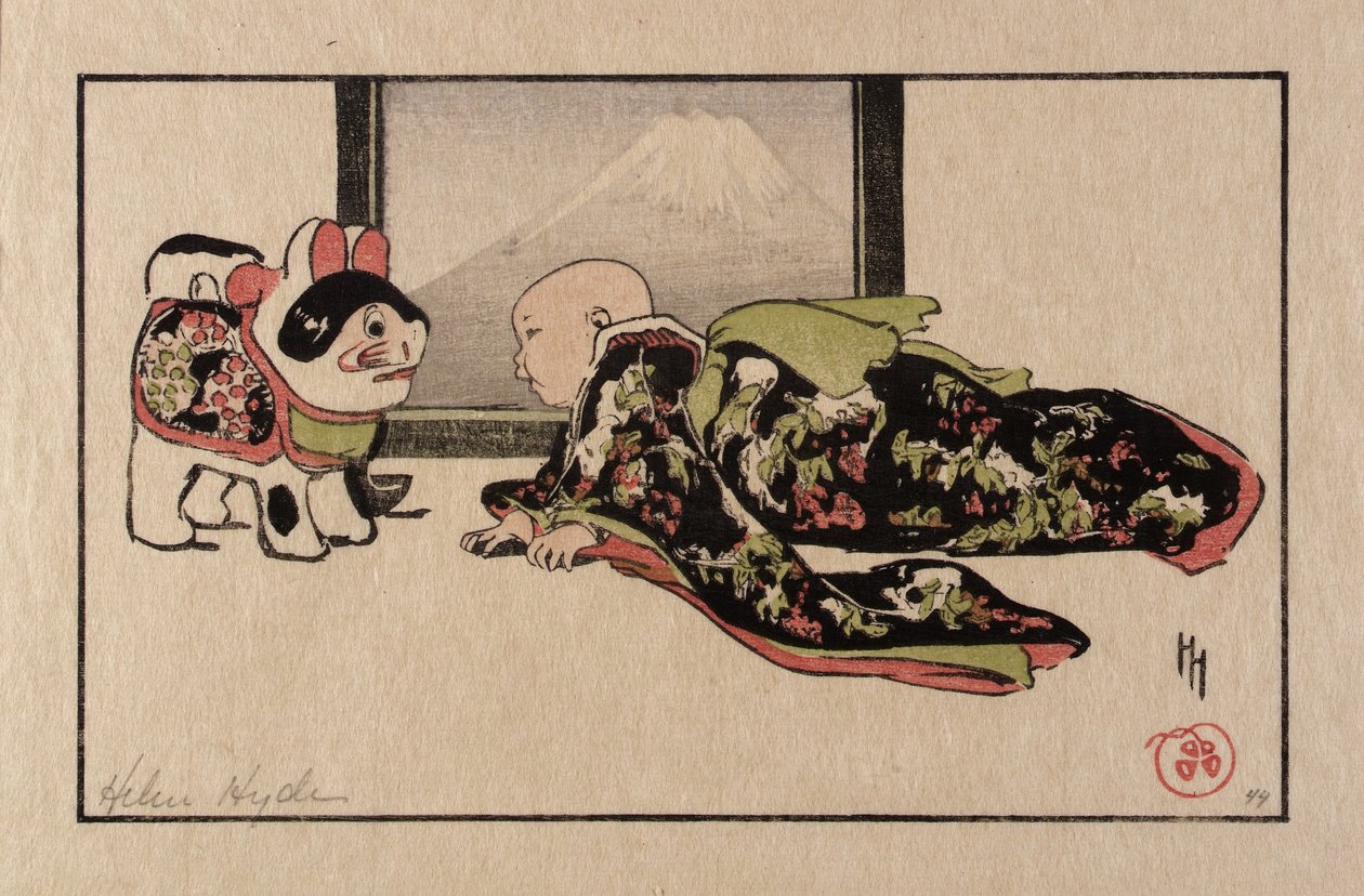 Le chat-chiot et le bébé - Helen Hyde