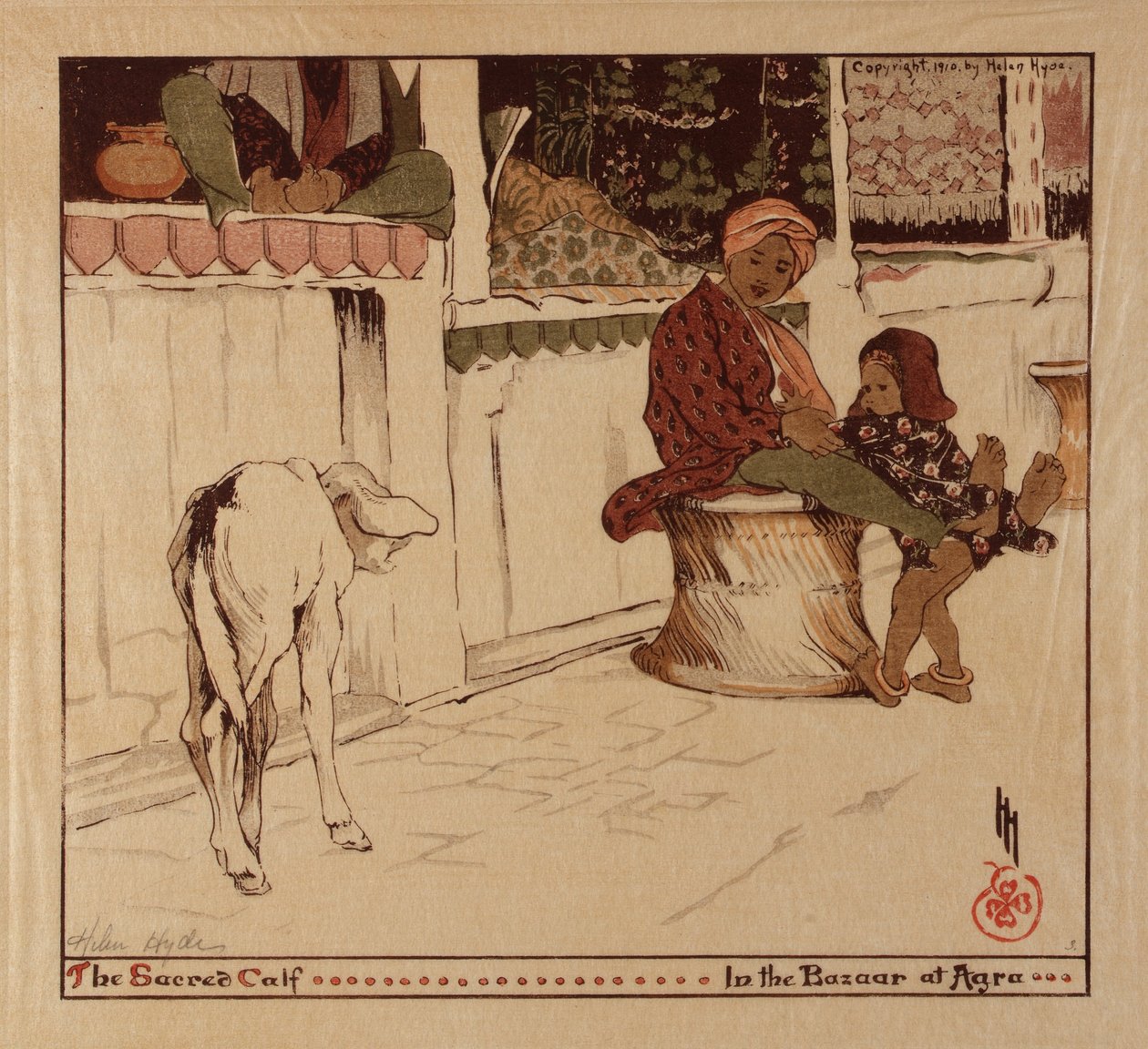 Le veau sacré dans le bazar d