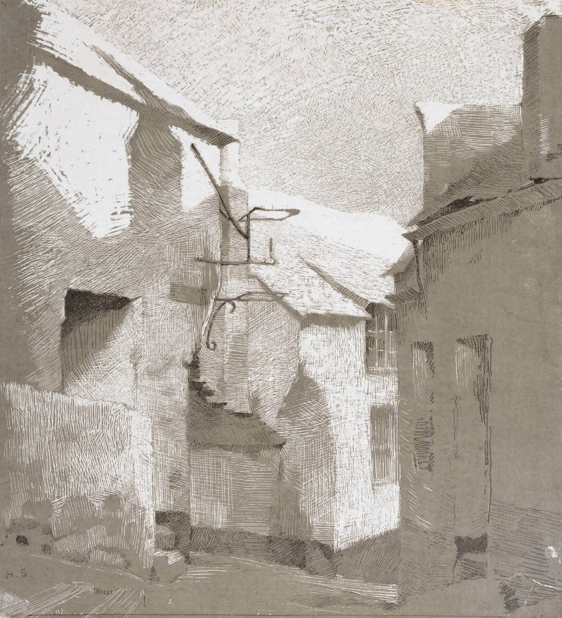 Rue, St. Ives - Helene Schjerfbeck