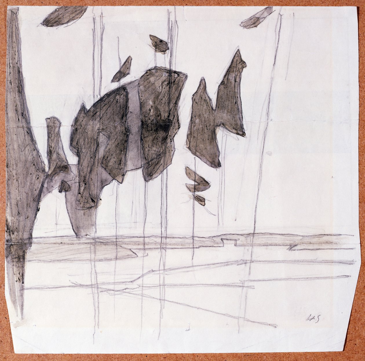 Pin au bord de la plage - Helene Schjerfbeck