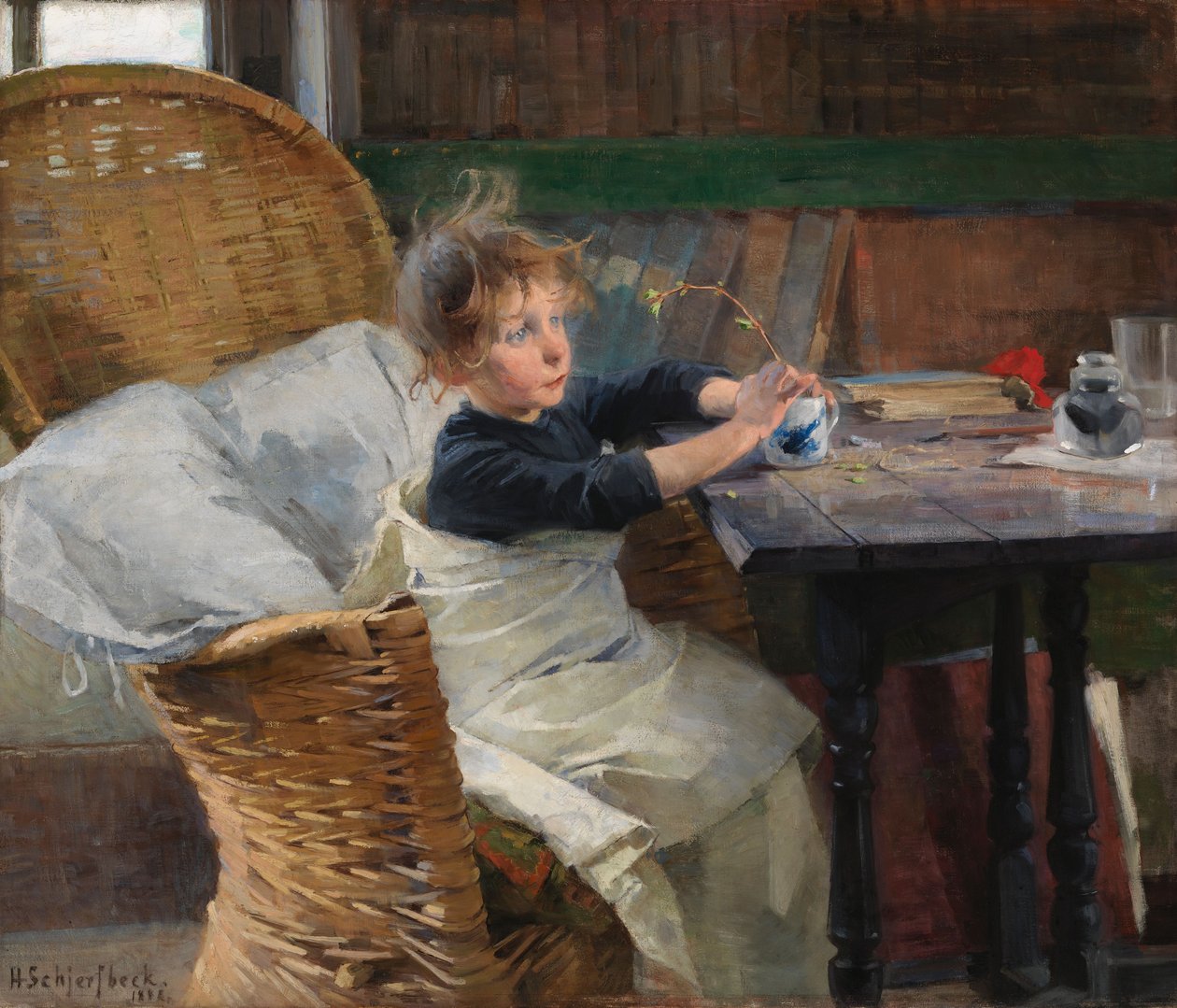 Le convalescent - Helene Schjerfbeck