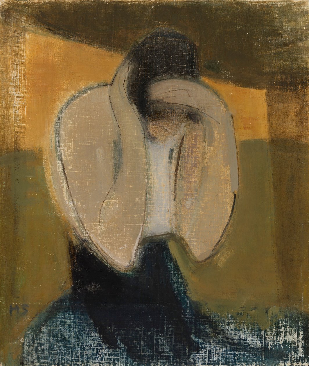 Die Zigeunerin; Die Romani-Frau - Helene Schjerfbeck