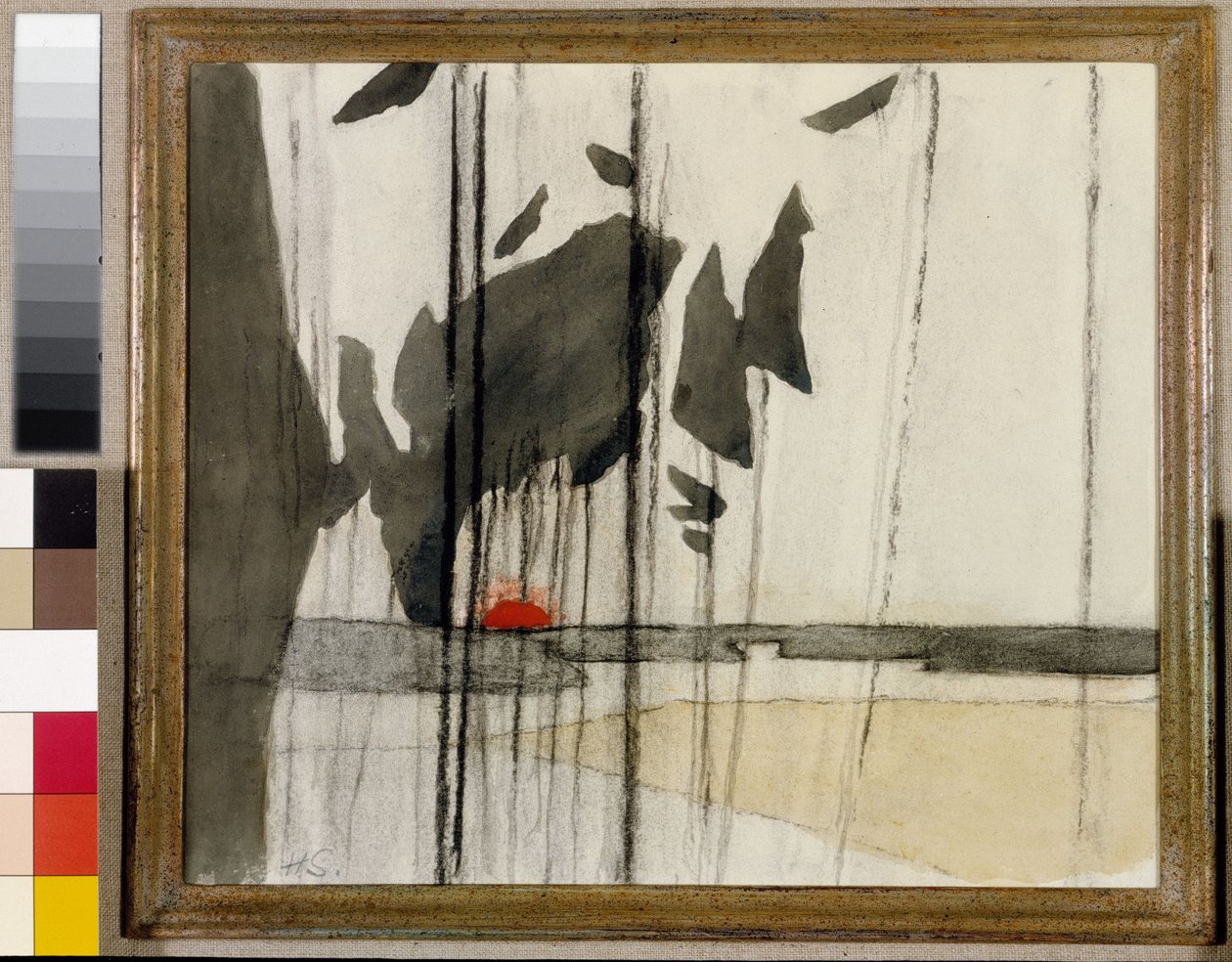 Arbres et coucher de soleil, Hiidenvesi - Helene Schjerfbeck
