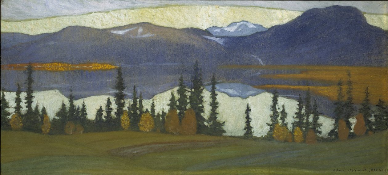 Vue depuis Klocka - Helmer Osslund