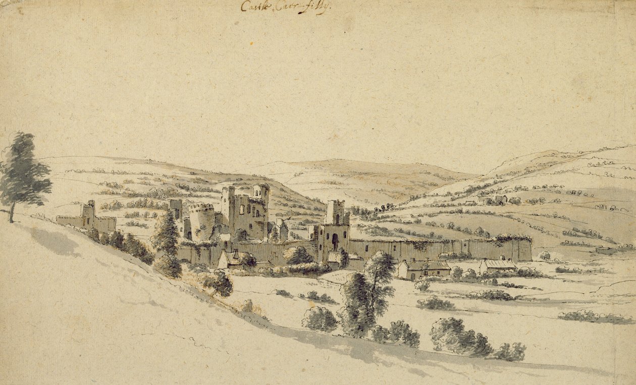 Château de Caerphilly - Hendrick Danckerts