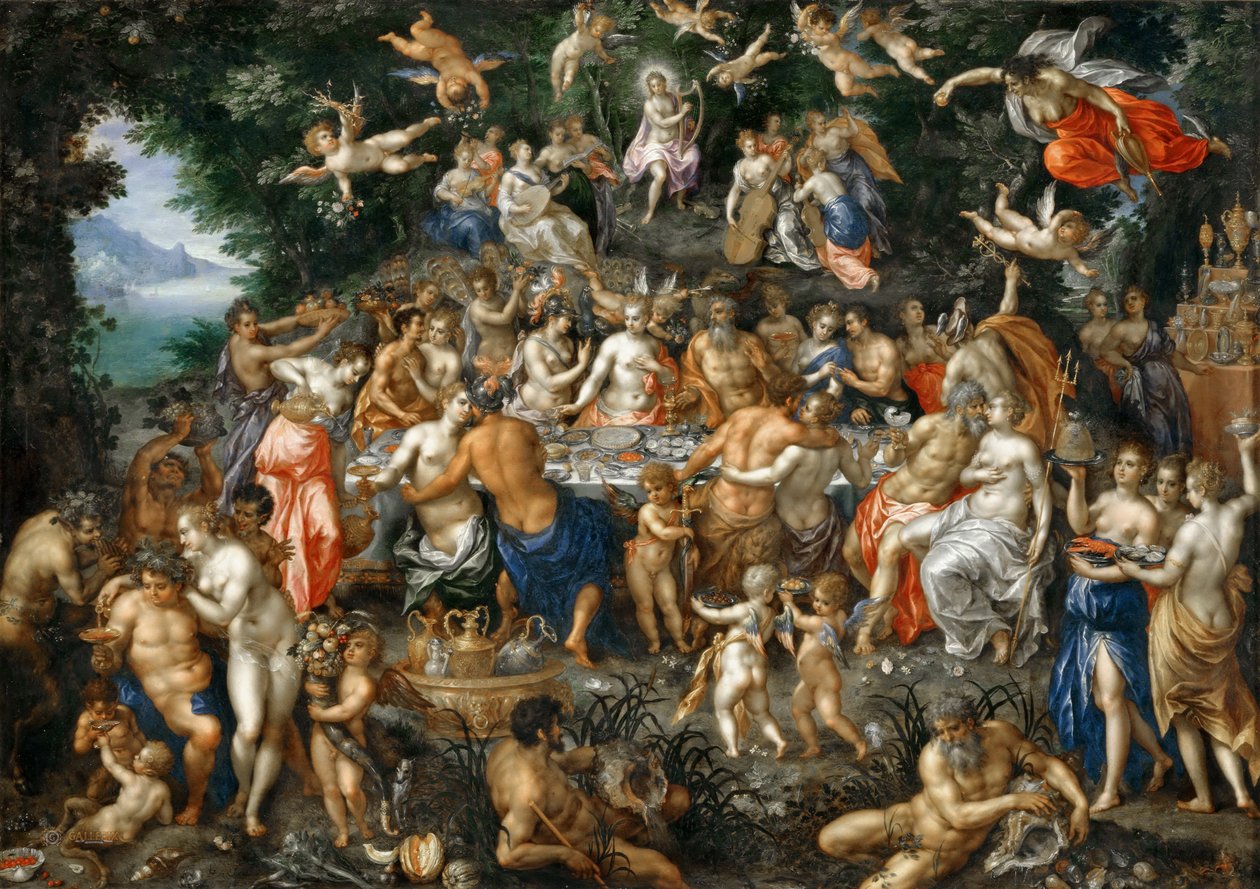 Les noces de Thétis et Pélée - Hendrick de Clerck