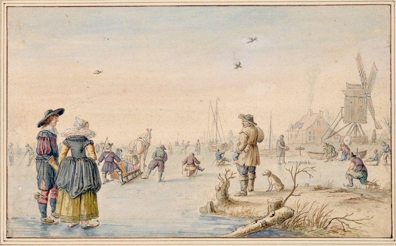 Hendrick Avercamp - Paysage d
