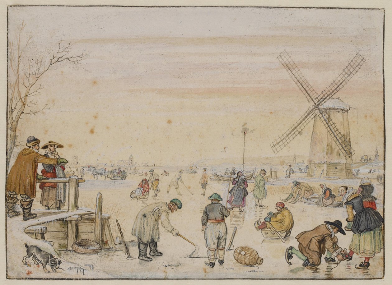 Les plaisirs de la glace - Hendrick Avercamp