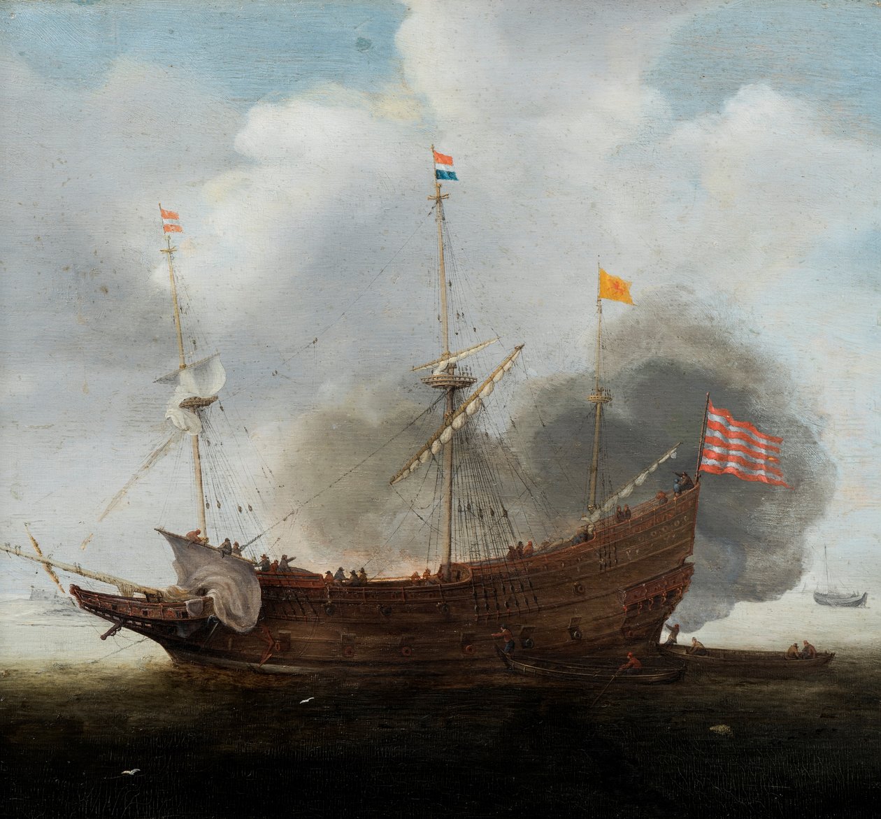 Un navire de guerre - Hendrick Cornelisz Vroom