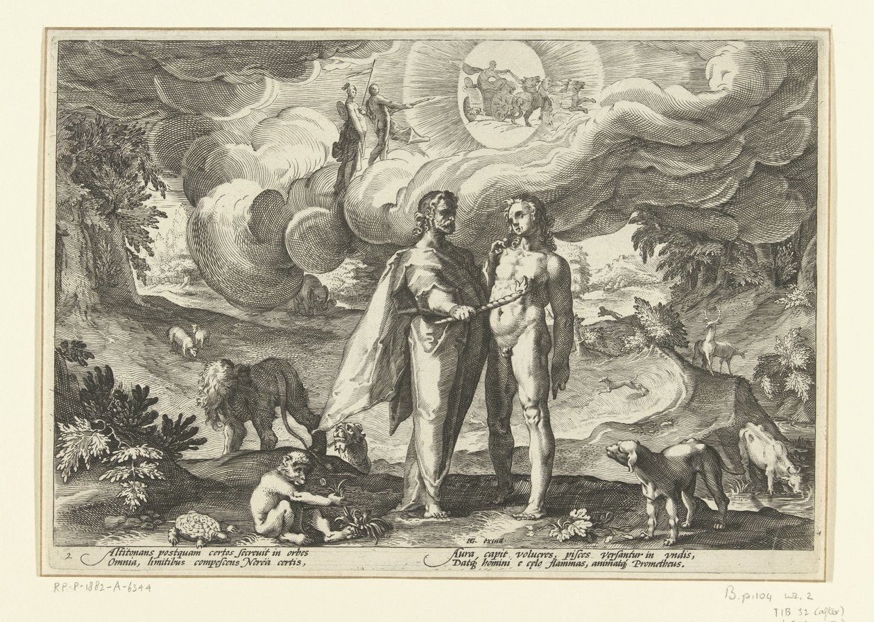 Prométhée offrant le feu à l