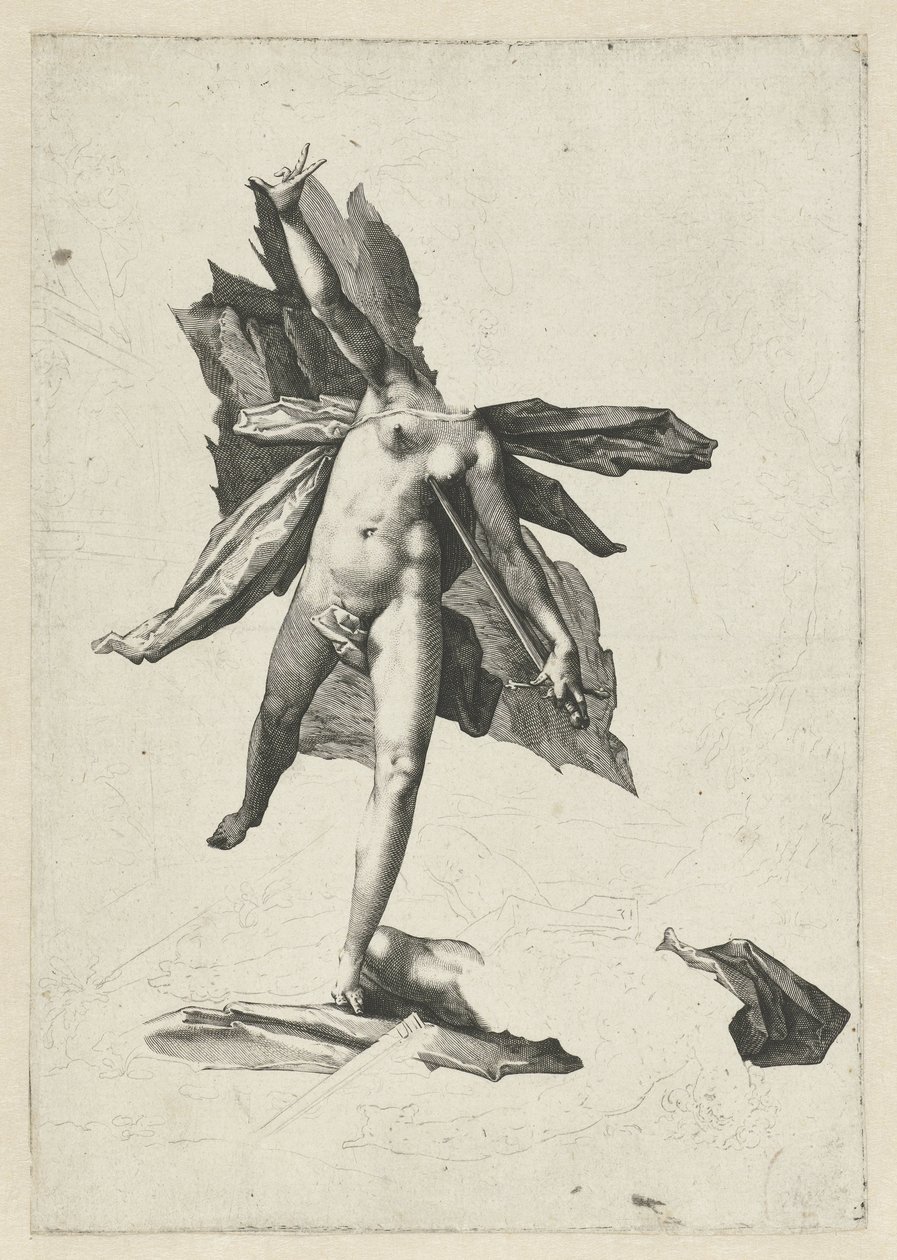 Pyrame et Thisbé - Hendrick Goltzius (workshop of)