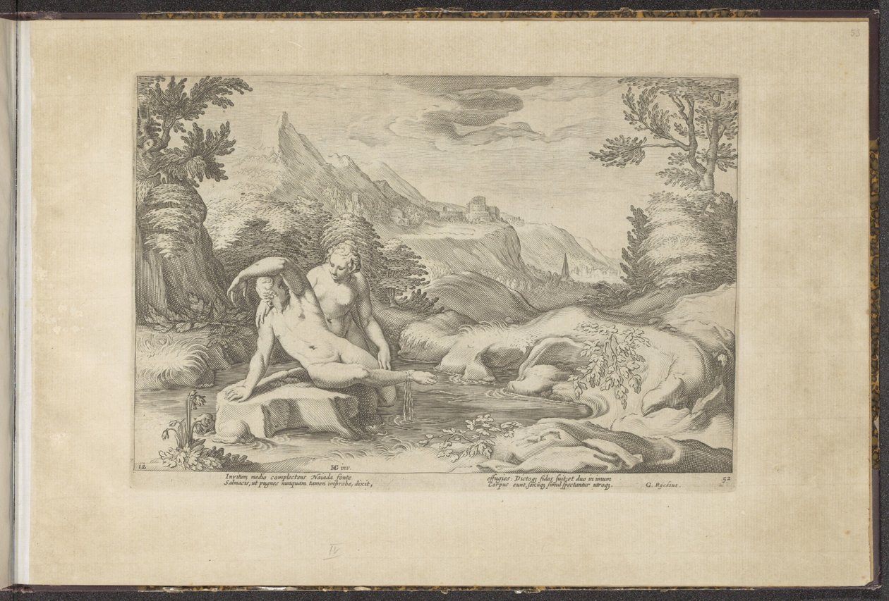 Salmacis et Hermaphroditus (Ovidius