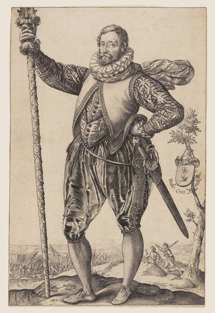 Un homme-pic tourné vers la gauche - Hendrick Goltzius