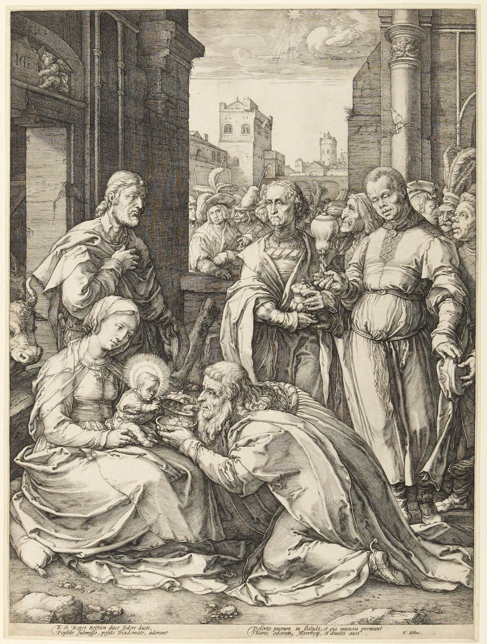 Adoration des mages - Hendrick Goltzius