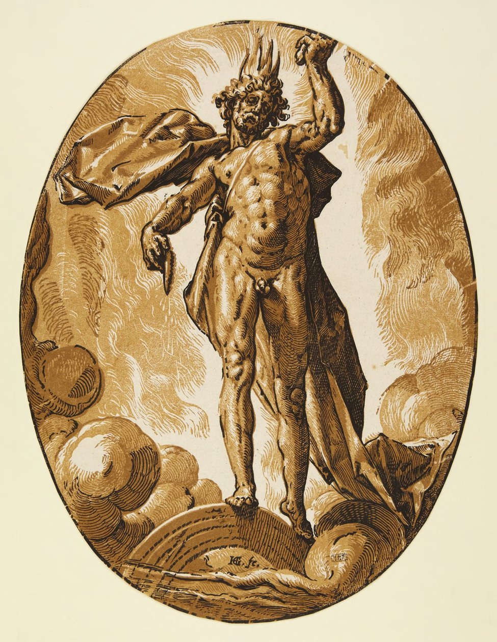 Éther - Hendrick Goltzius