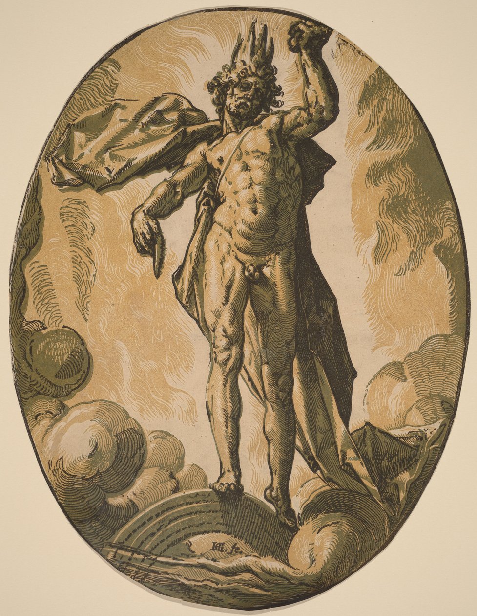 Éther - Hendrick Goltzius