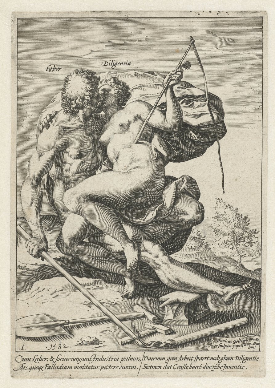 Travail et Diligence - Hendrick Goltzius