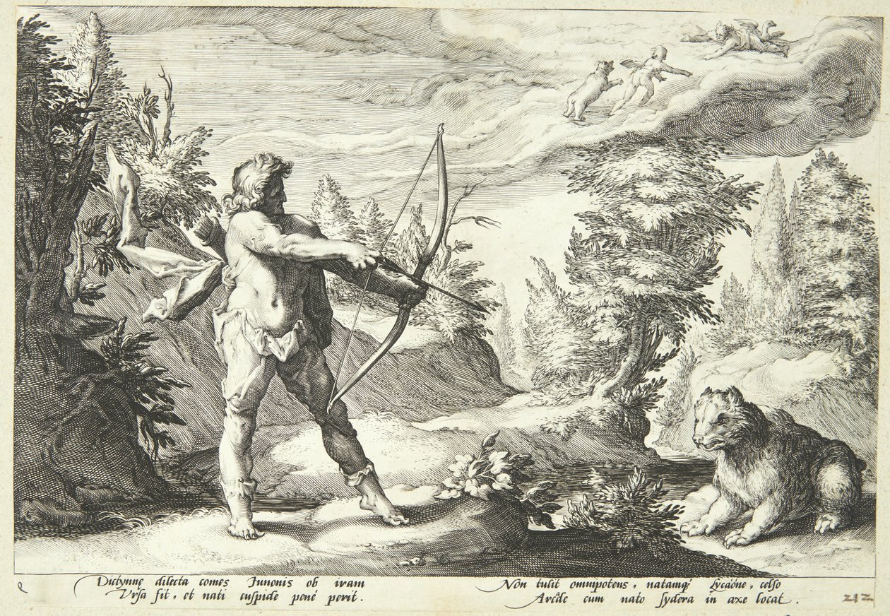 Arcas prêt à tuer sa mère - Hendrick Goltzius