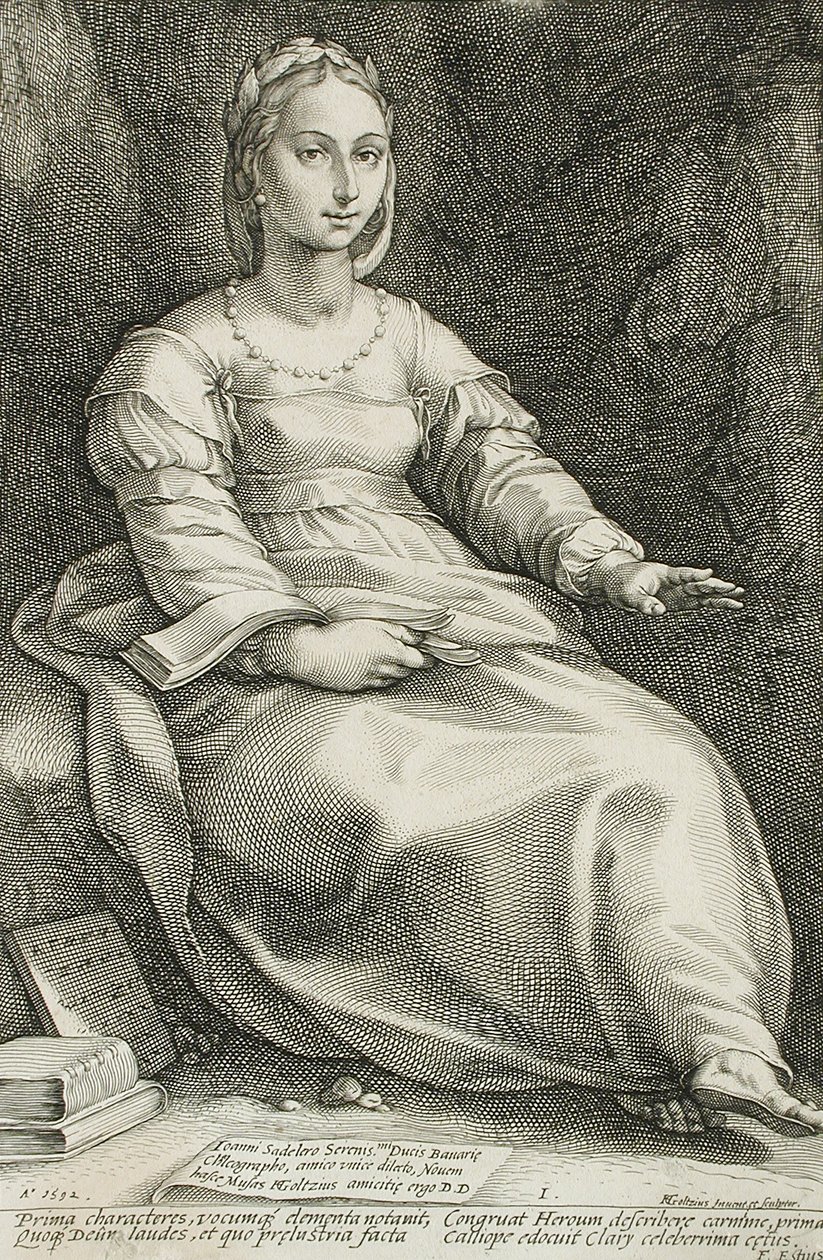 Calliope - Hendrick Goltzius