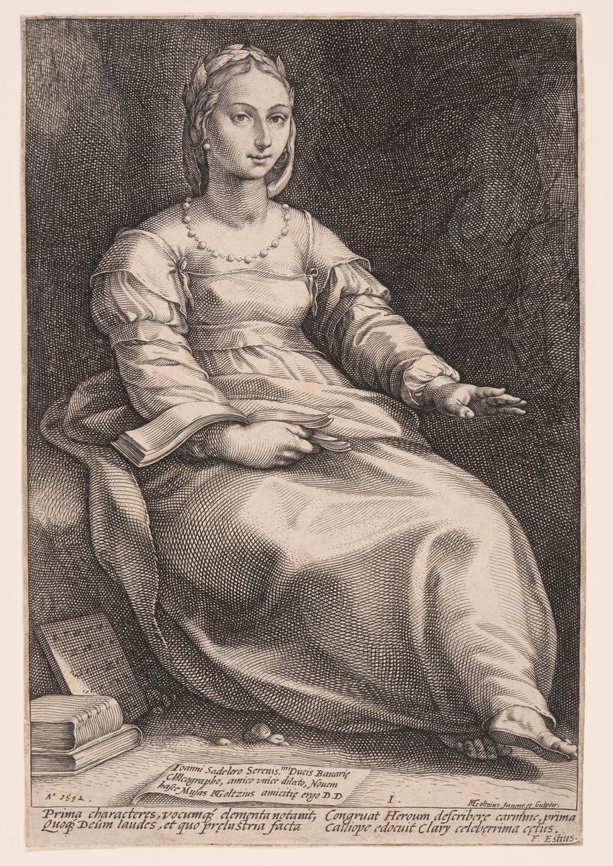 Calliope, la muse de la poésie épique et de l
