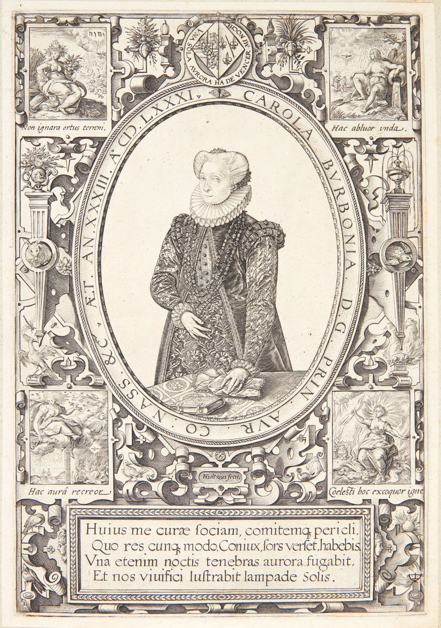 Charlotte de Bourbon - Hendrick Goltzius