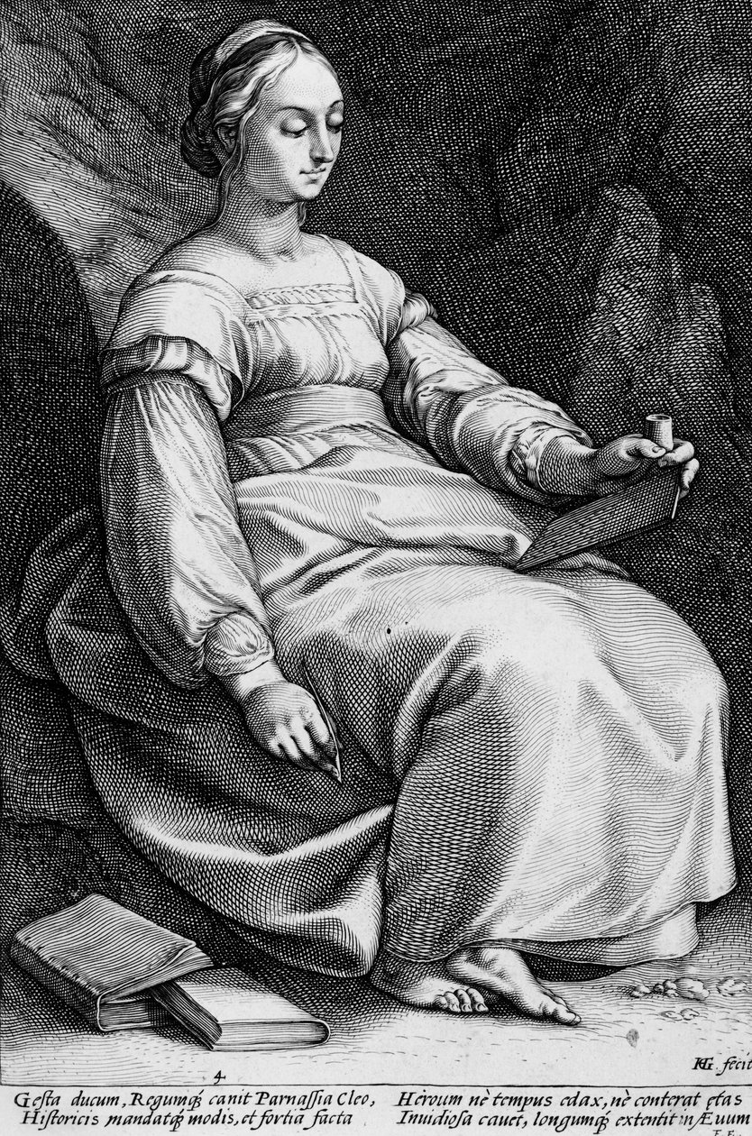 Clio - Hendrick Goltzius