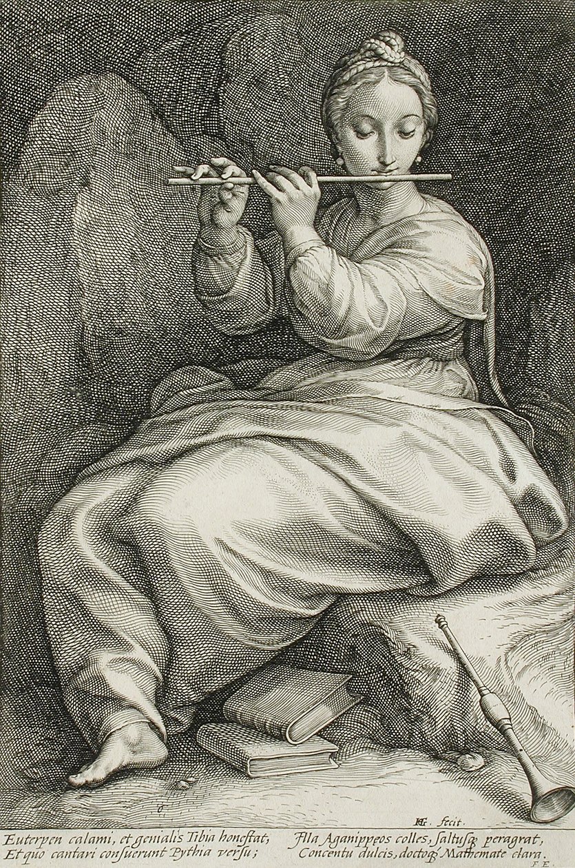 Euterpe - Hendrick Goltzius