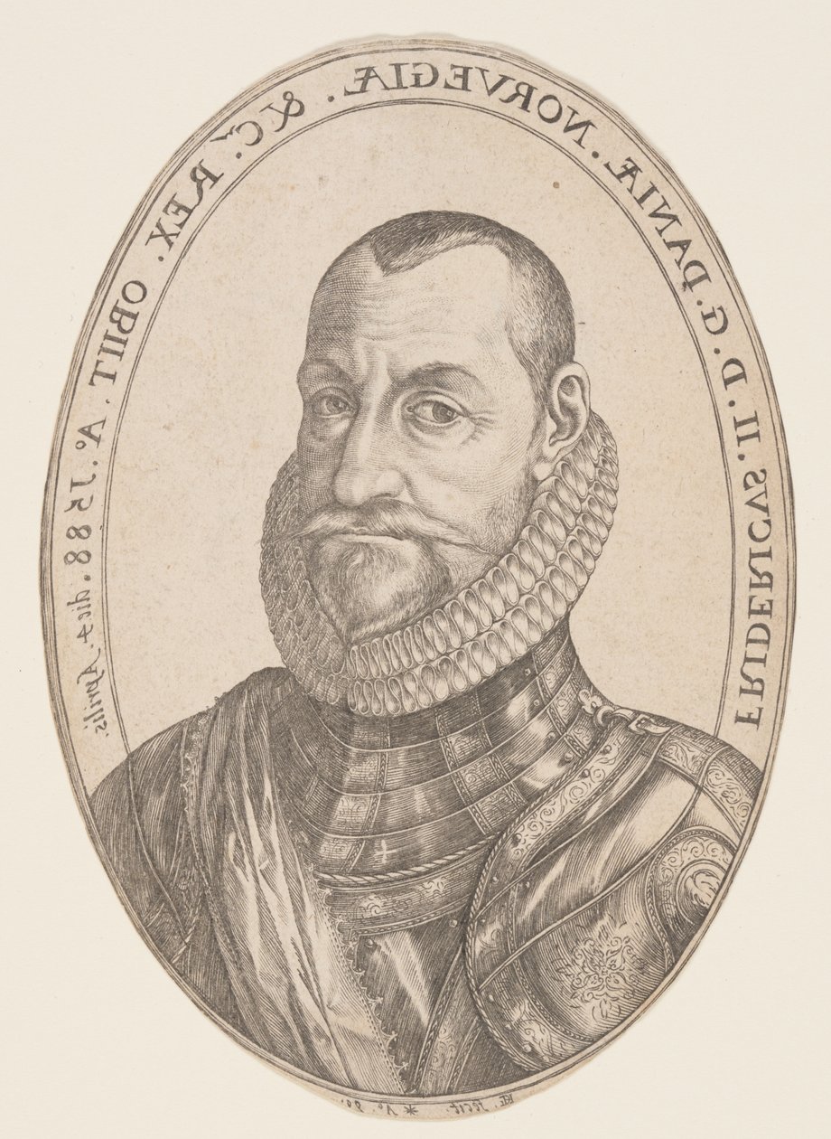 Frédéric II, roi du Danemark et de Norvège - Hendrick Goltzius