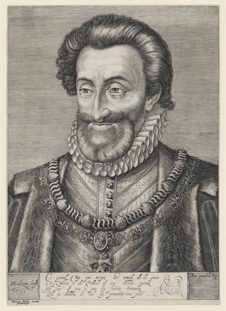 Henri IV, roi de France et de Navarre - Hendrick Goltzius