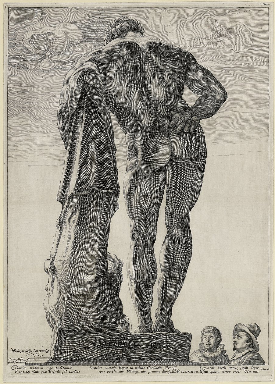 Jacob Matham et Hendrick Goltzius contemplent l
