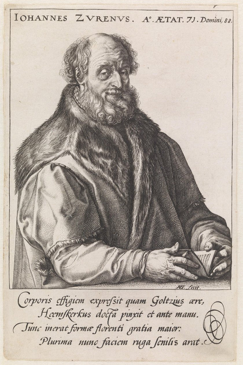 Johannes Zurenus (1517-1591) - Hendrick Goltzius