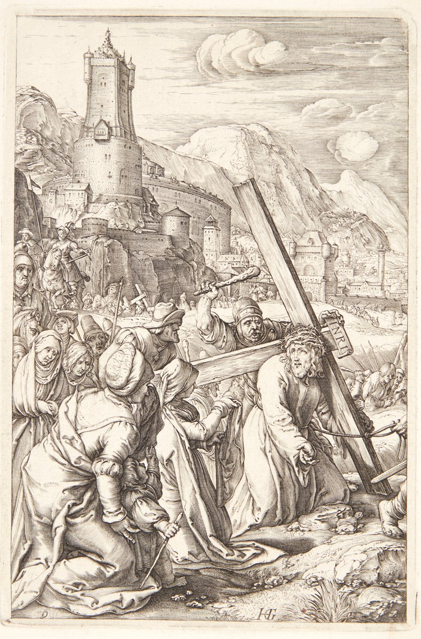 Le port de la croix - Hendrick Goltzius